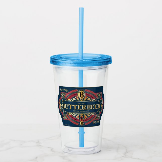 BUTTERBEER™-Vågräts Logotyp Take Away Mugg (Framsida)