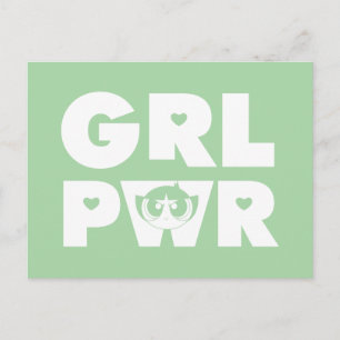 Buttercup: Girl Power Inbjudan Vykort