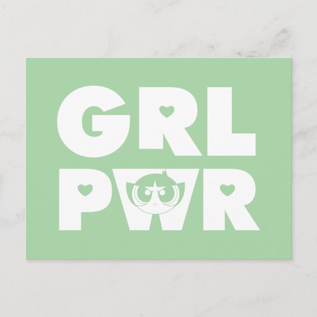 Buttercup: Girl Power Inbjudan Vykort (Framsida)