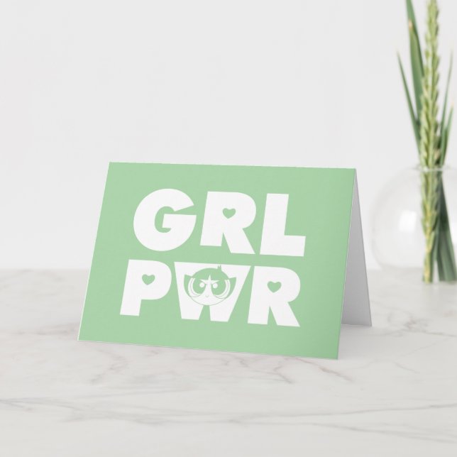 Buttercup: Girl Power Kort (Framsida)