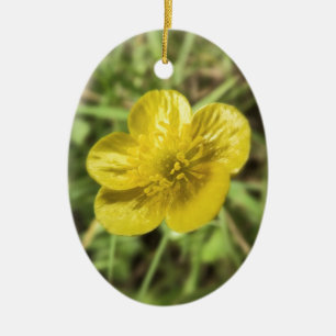 buttercup julgransprydnad keramik