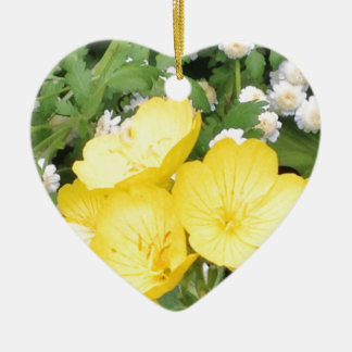 Buttercup och babyandedräkt julgransprydnad keramik