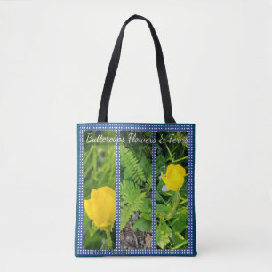 Buttercups, Flowers and Ferns Tygkasse