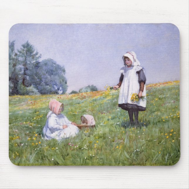 Buttercups och daisy musmatta (Framsidan)
