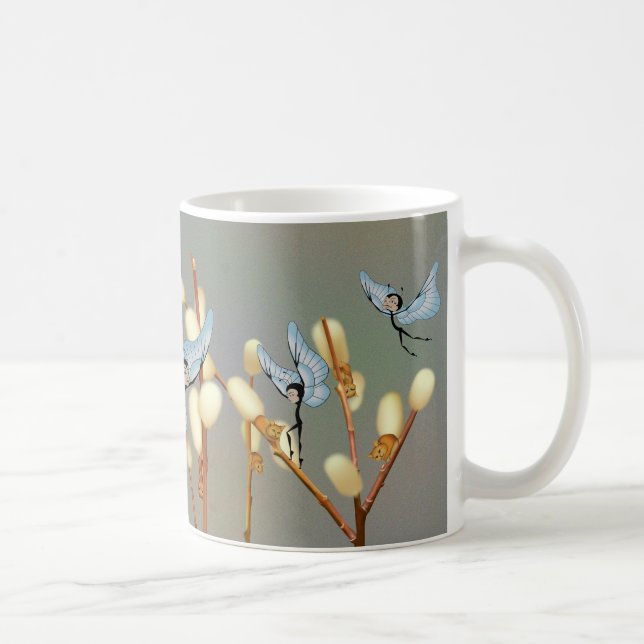 "Butterfairies & Pussypil" mugg (Höger)