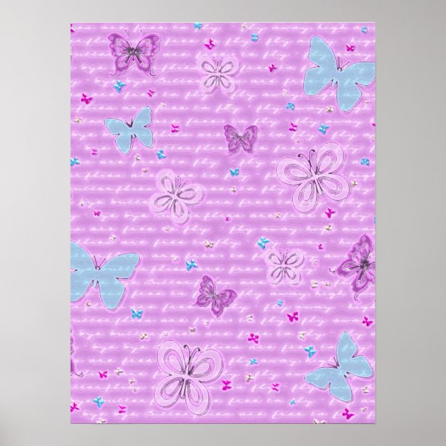 BUTTERFÄRDIG GRAS POSTER (Framsidan)