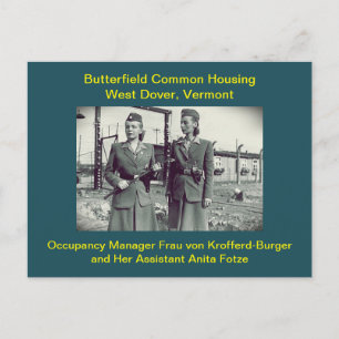 Butterfield Housing Humor: Postcard Vykort