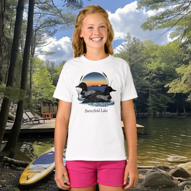 Butterfield Lake Loonpar T Shirt (Skapare uppladdad)