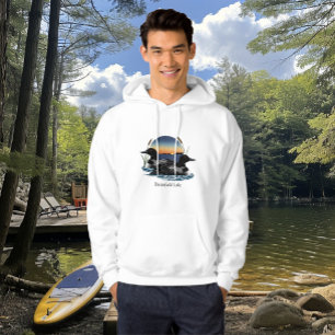 Butterfield Sjö Loon Pair White Hoodie