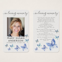 Butterfles-fotopatbubblor-mönsterkort Visitkort