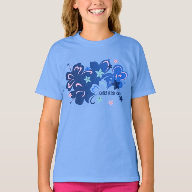 Butterflibiscus Hibiscus Butterfly Design Tee (Framsida)