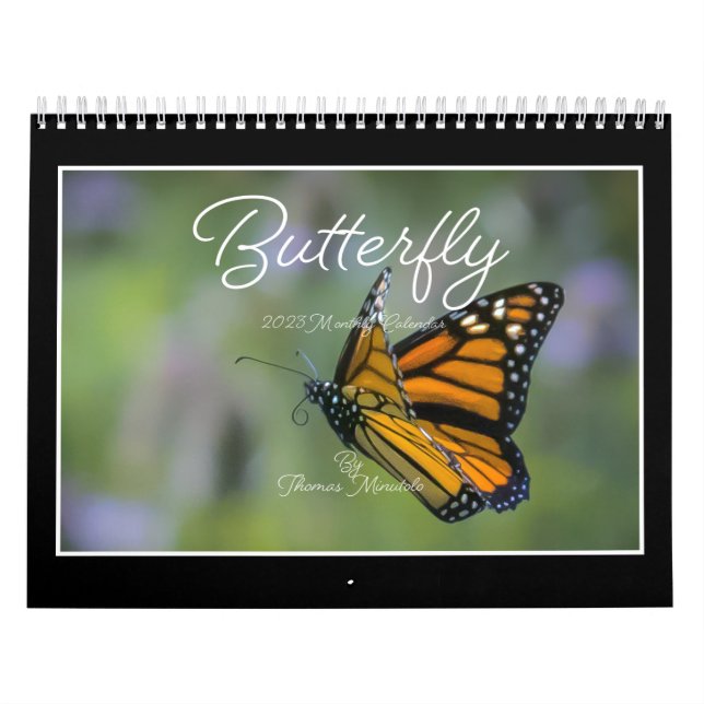 Butterflies 2023 Calendar by Tom Minutolo Kalender (Omslag)