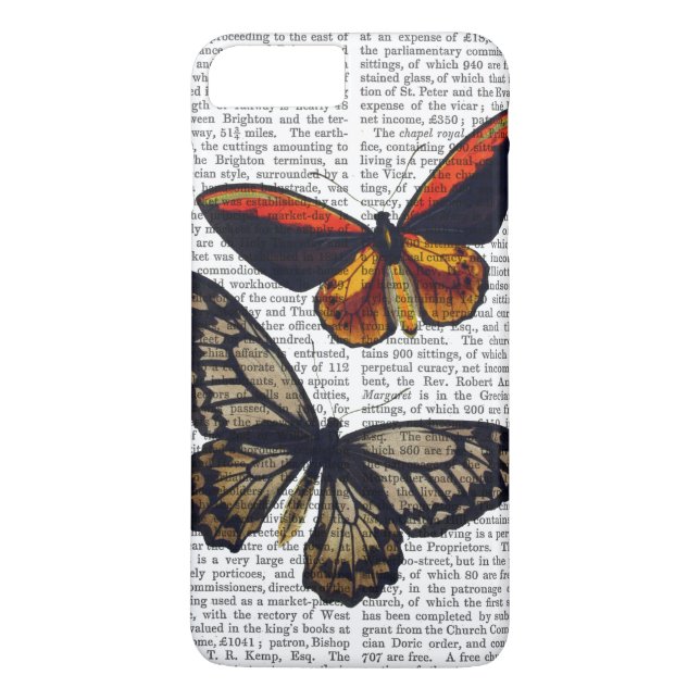 Butterflies 3 Case-Mate iPhone skal (Baksida)