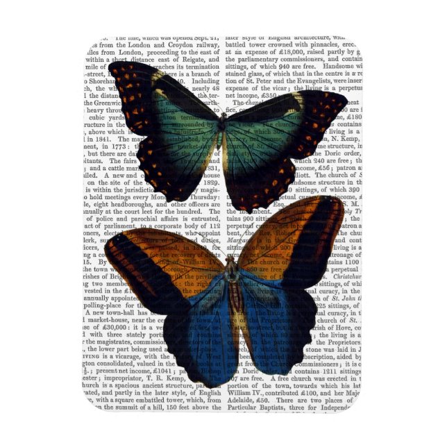 Butterflies 5 magnet (Vertikal)