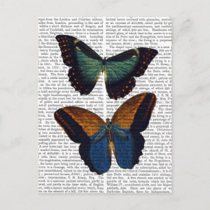 Butterflies 5 vykort