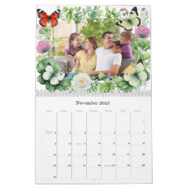 Butterflies and Botanicals Ramar Anpassningsbar Ph Kalender