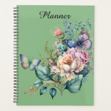 Butterflies and Flowers Planner