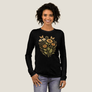 Butterflies and Garden Women's Tri-blend Shirt T
