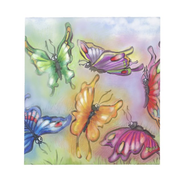 Butterflies Anteckningsblock (Framsida)