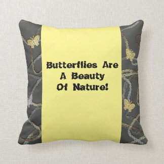 Butterflies är en skönhet kudde