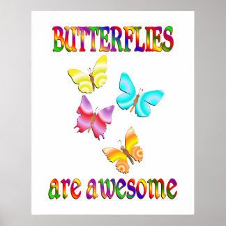 Butterflies är Fantastisk Poster