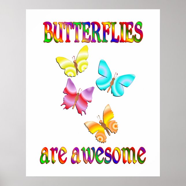 Butterflies är Fantastisk Poster (Framsidan)