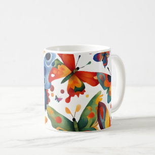 Butterflies Art Kaffemugg