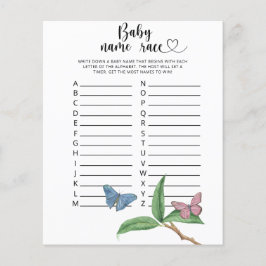 Butterflies - Baby namn tävling