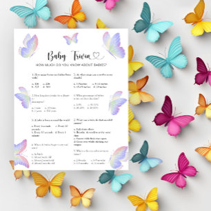 Butterflies - Baby Trivia Barnstödsspel