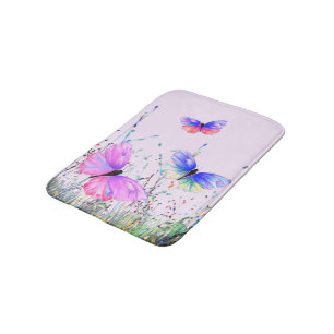 Butterflies Bath Mat Badrumsmatta