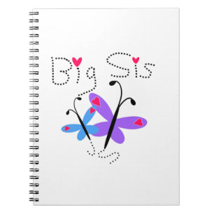 Butterflies Big Syrran Gifts Anteckningsbok Med Spiral