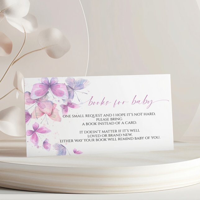 Butterflies Bok för Baby-höljeskort Tilläggskort (Skapare uppladdad)
