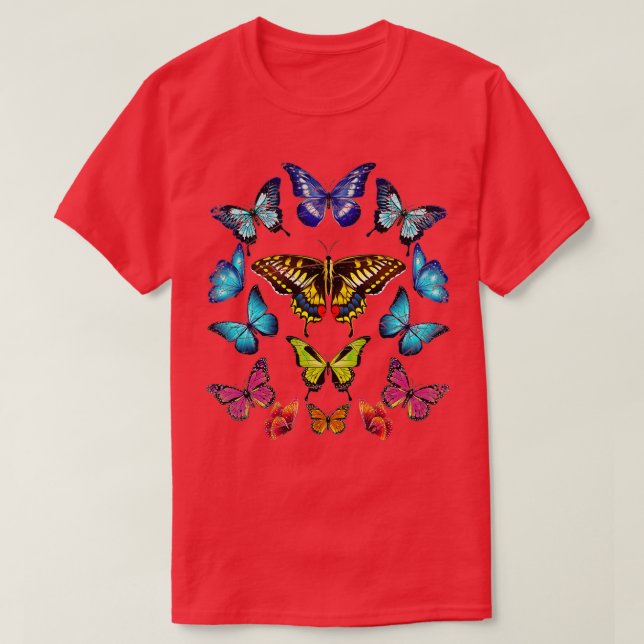 Butterflies Butterfly T Shirt (Design framsida)