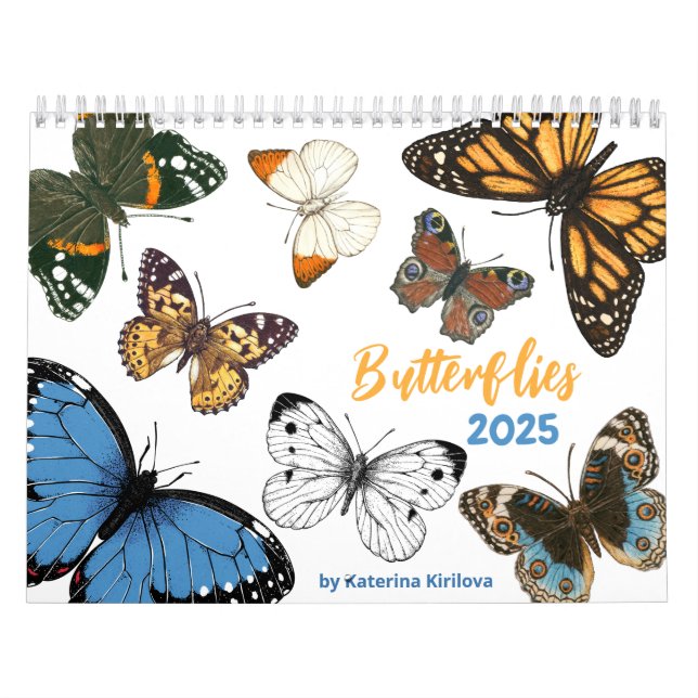 Butterflies Calendar Kalender (Omslag)