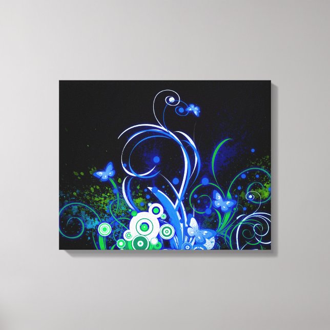 Butterflies Canvastryck (Framsida)