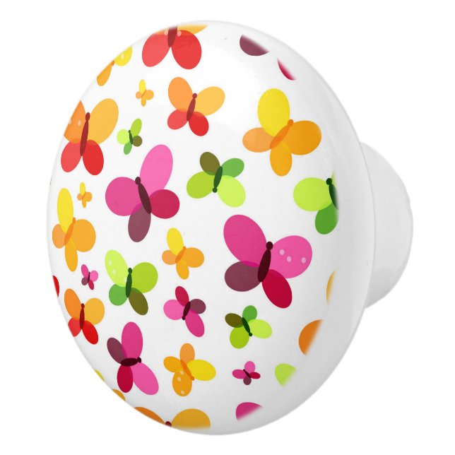 Butterflies Ceramic Cabinet Knob Knopp (Höger)