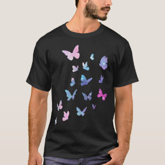 Butterflies Colorous Butterfly Washable Återanvänd T Shirt