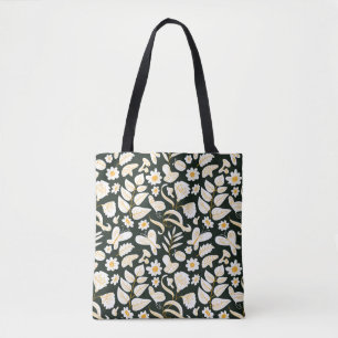 Butterflies & Flowers: Doodle Summer Mönster. Tygkasse
