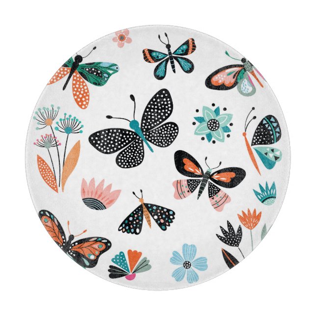 Butterflies Flowers: Hand plockade Collection (Framsidan)