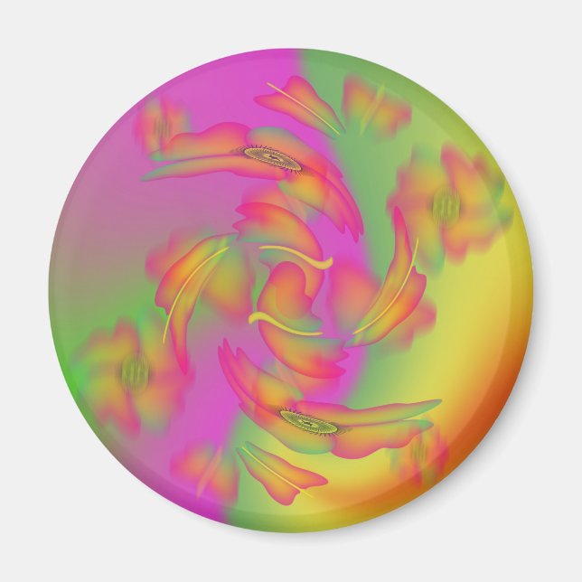 Butterflies & Flowers Magnet (Framsidan)