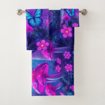 Butterflies Flowers Mushcrooms-Fiarycore