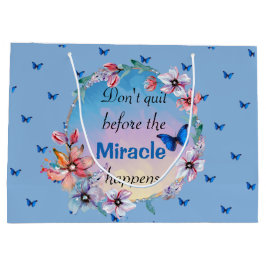 Butterflies & Flowers Positive Mindset Quote