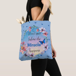 Butterflies & Flowers Positive Mindset Quote Tygkasse