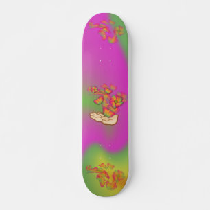 Butterflies & Flowers Skateboard Bräda 21,5 Cm
