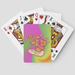 Butterflies & Flowers Spel Kort