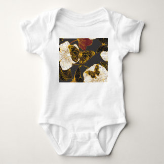 Butterflies & Flowers: Vår Boho Mönster T Shirt