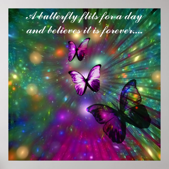 Butterflies Forever Poster (Framsidan)