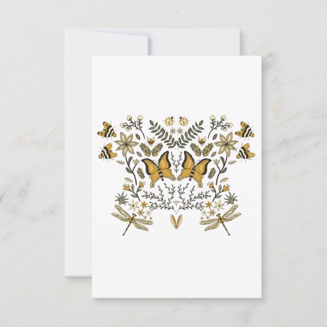 Butterflies Garden Inbjudningar (Framsida)