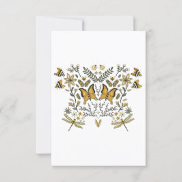 Butterflies Garden Inbjudningar