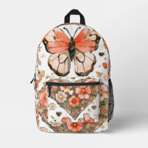 Butterflies, Heartors and Flowers